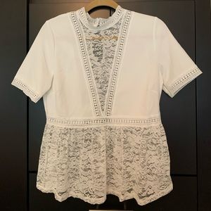 Stunning white flower top